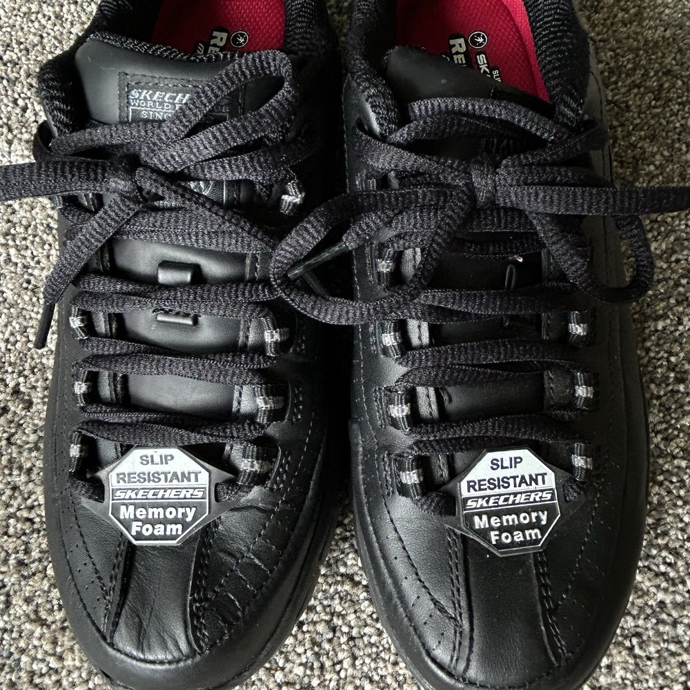 Skechers Sure Track Trickel Slip Resistant Work Shoes Women's Size 7.5 (76550) - Picture 8 of 11